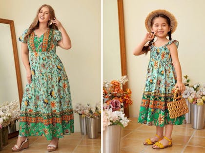 Twinning dress for mom 2025 and daughter